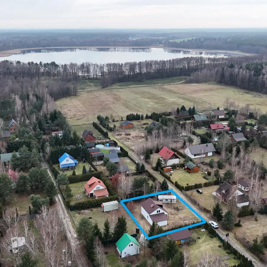 lubelskie, parczewski, Sosnowica, Lejno, Zagłębocze, Dom nad jeziorem Zagłębocze